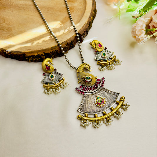 Peacock Necklace set