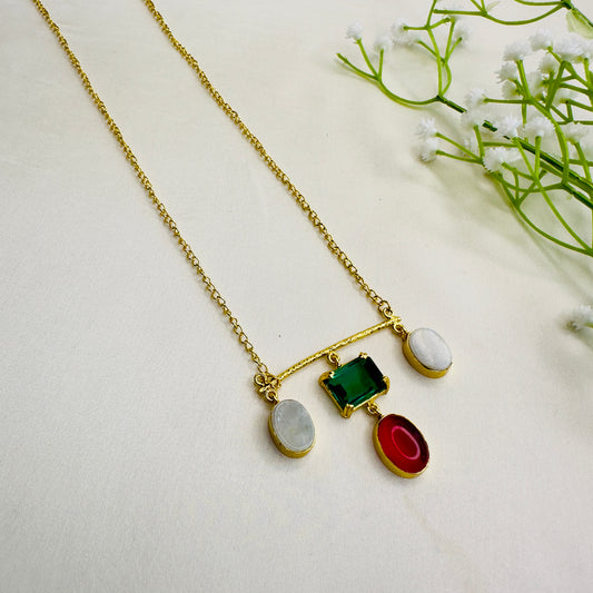 Multicolor Chain Pendant