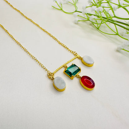 Multicolor Chain Pendant