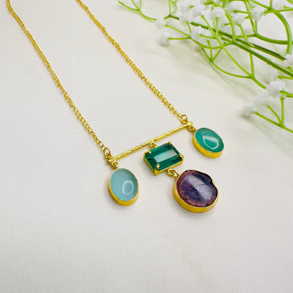 Multicolor Chain Pendant