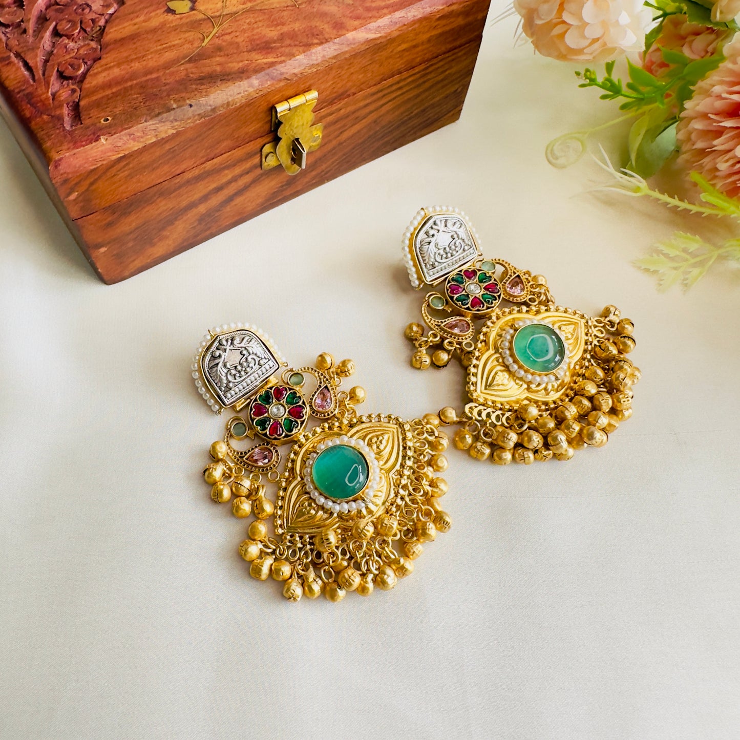 Beautiful Sea Green Earrings