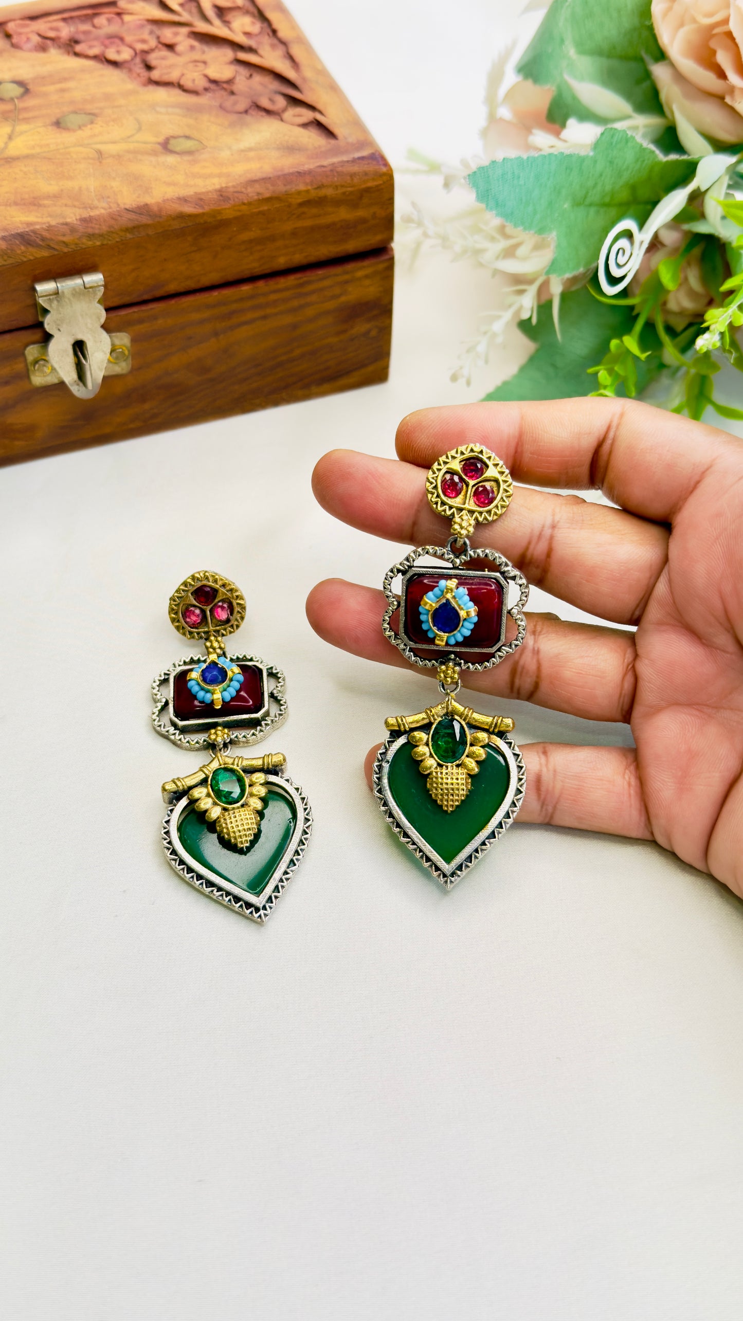 Silver Replica Danglers