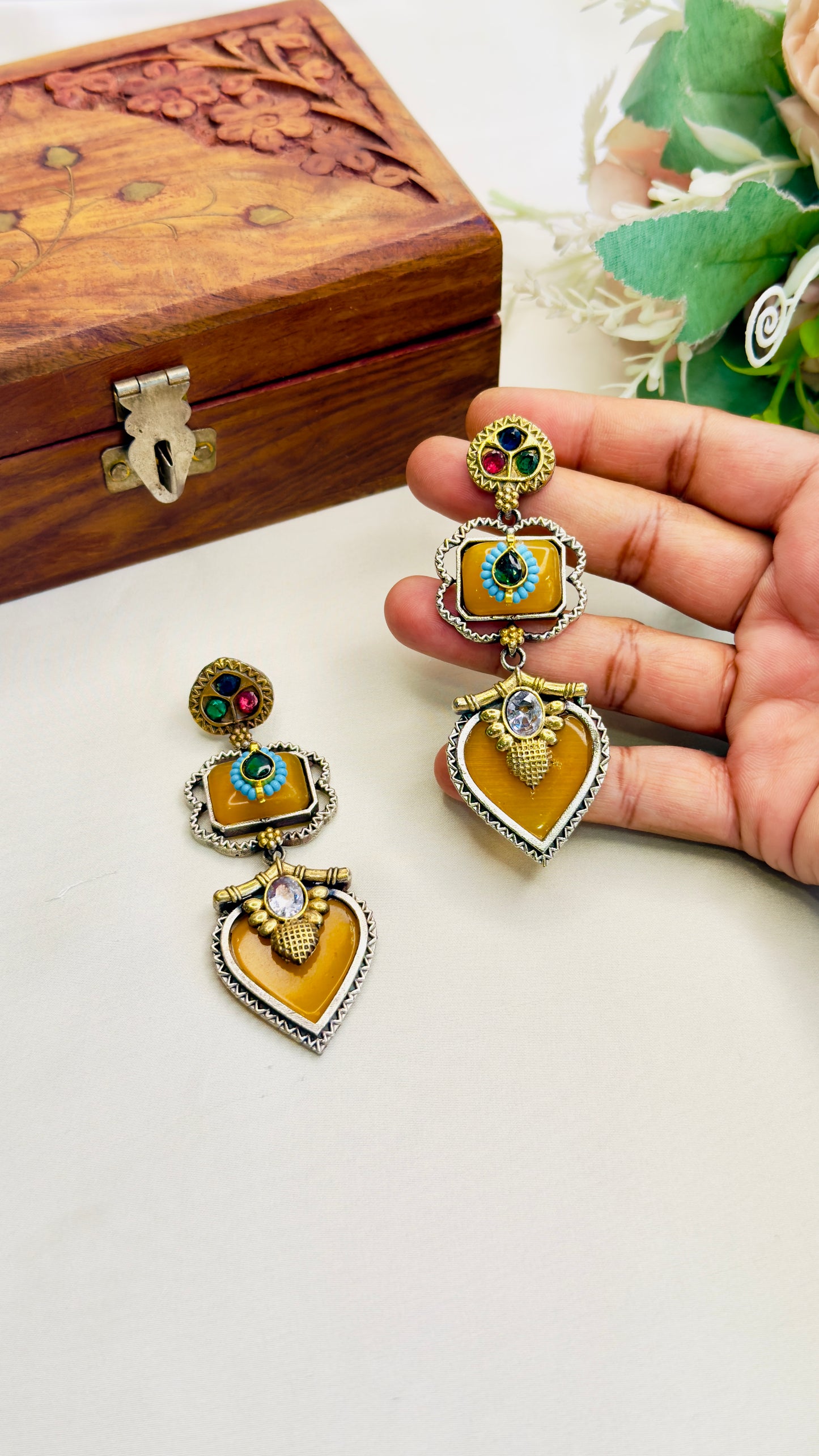 Silver Replica Danglers