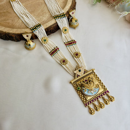 Multicolor Meenakari Long Necklace