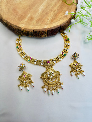 Rajwadi Necklace Set