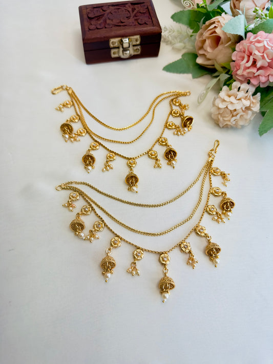 Small Jhumki Ear Chain