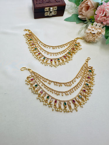 Multi Three Layer Ear chain