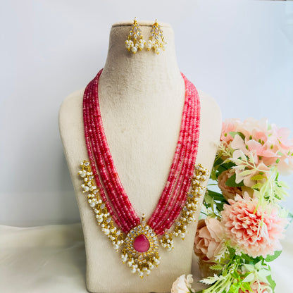 Layered Polki necklace