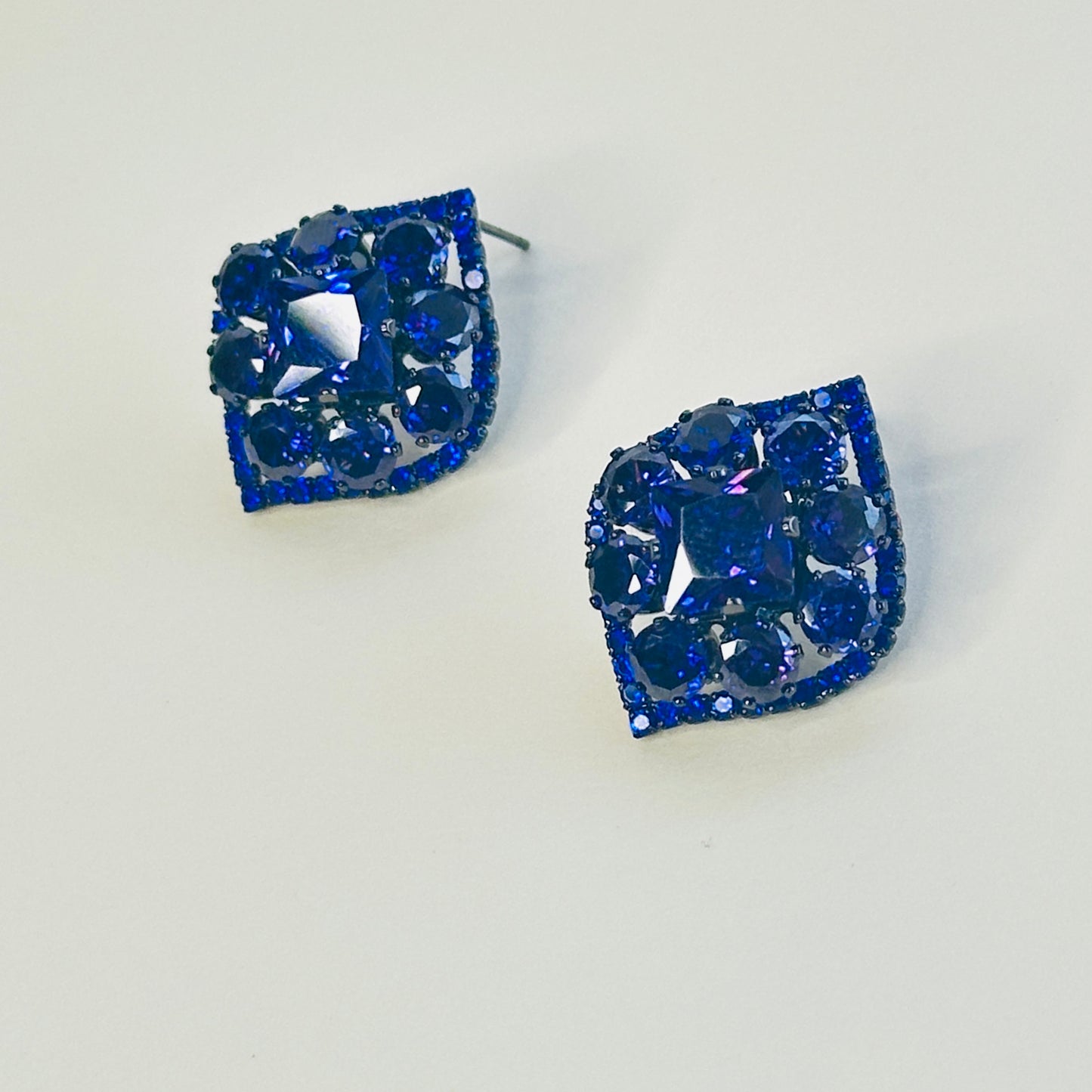 Stone Stud Earrings