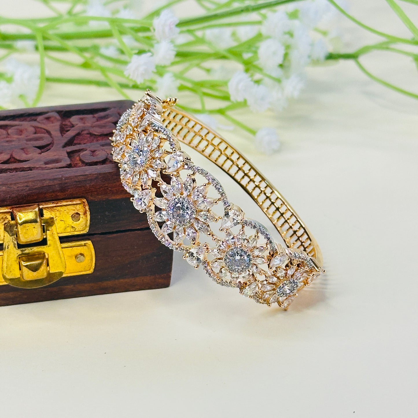 CZ Golden Polish Bracelet