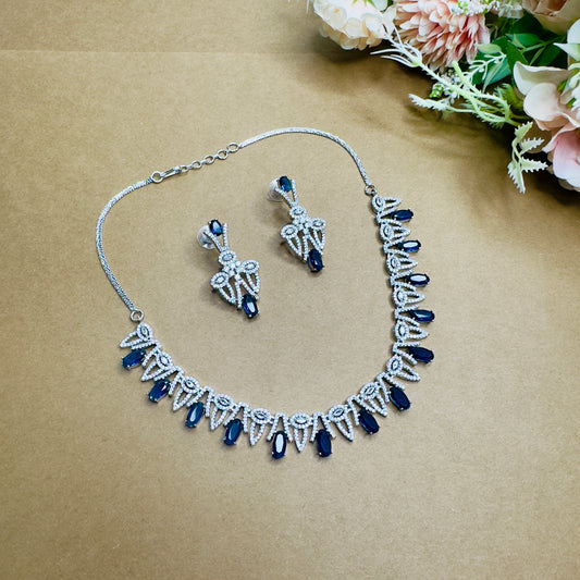 AD Blue Necklace Set