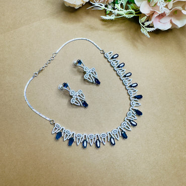 AD Blue Necklace Set