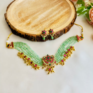 Jadau Kundan Choker Set