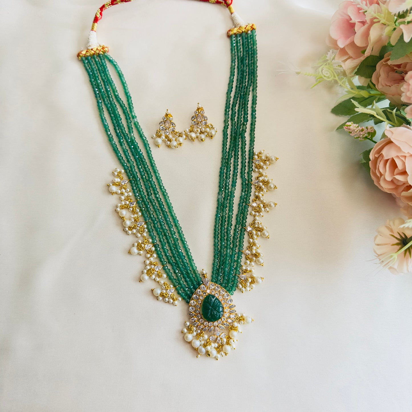 Layered Polki necklace