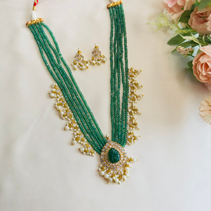 Layered Polki necklace