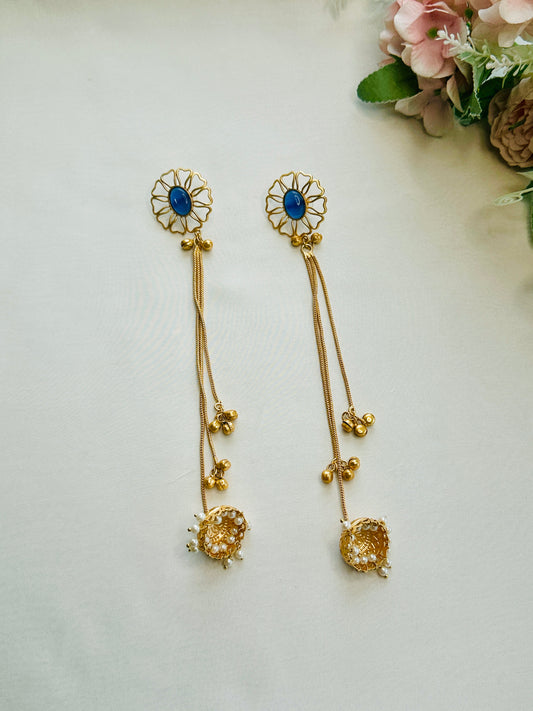 Flower stud Kashmiri Earrings