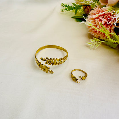 Tarnish Free Bracelet Ring Combo