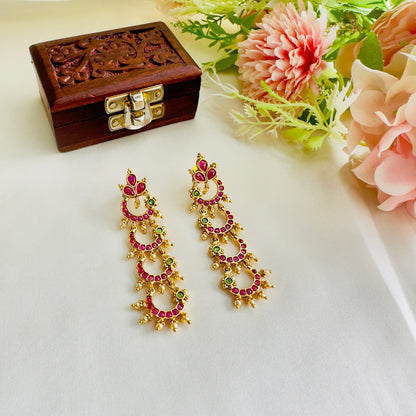 Delicate Design Long Earrings