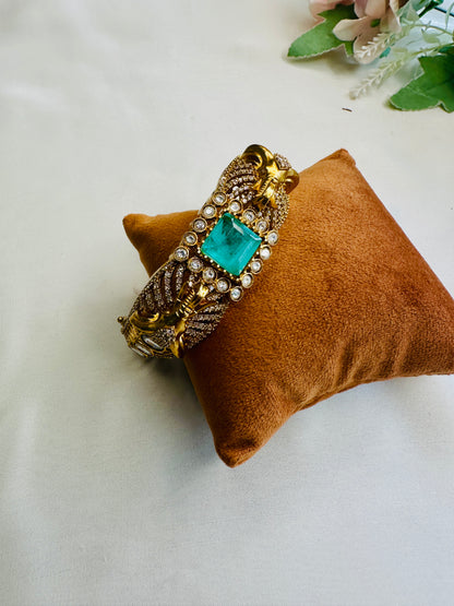 Elephant Motif Doublet Stone Bracelet
