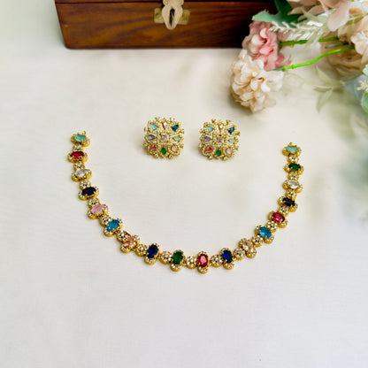 Multicolor Necklace Set