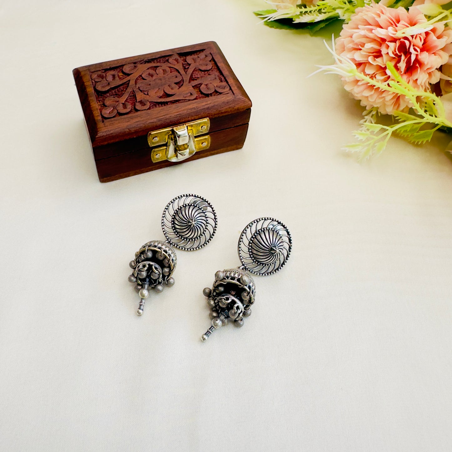 Silver Replica Jhumki