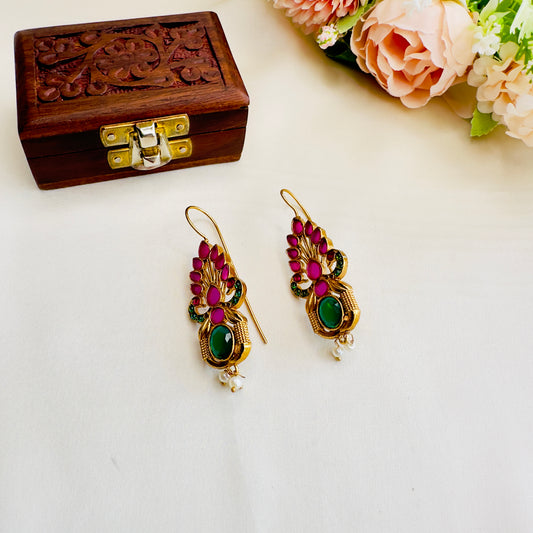 Multicolor Mirror Earrings