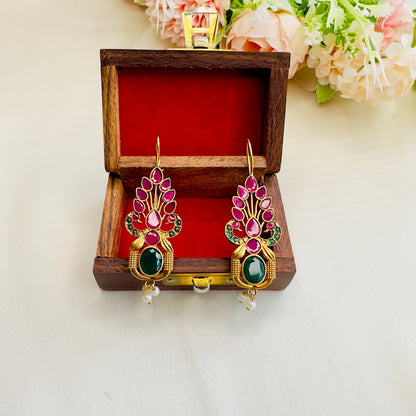 Multicolor Mirror Earrings