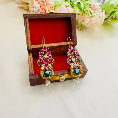 Multicolor Mirror Earrings