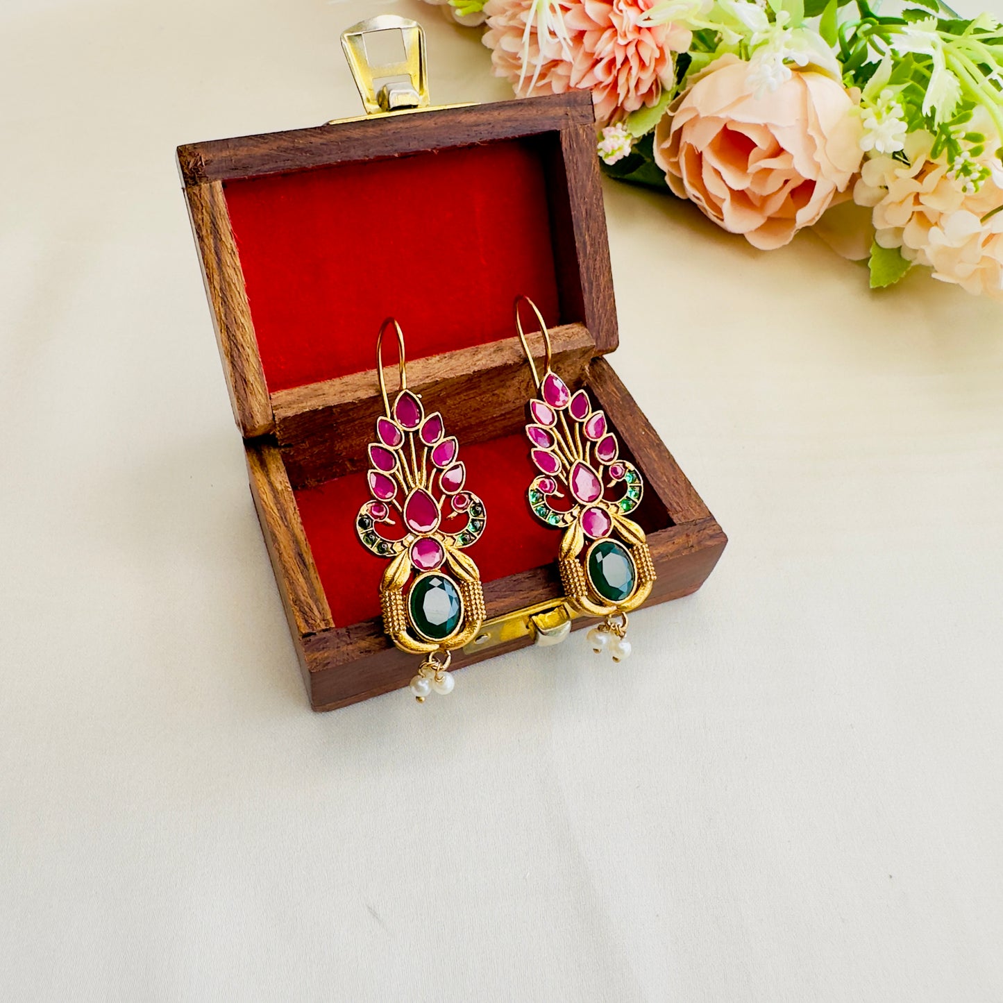 Multicolor Mirror Earrings