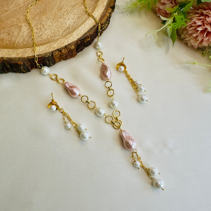 Barukh Pearl Necklace Set