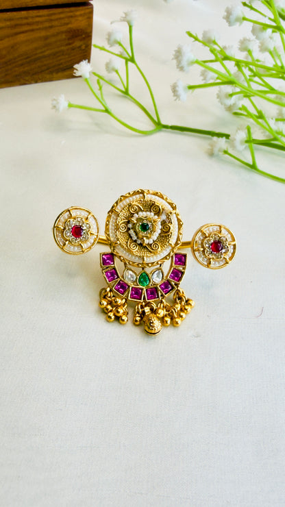 Double Finger Multicolor Ring
