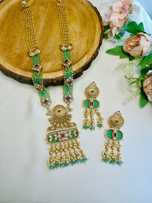 Mint Long Necklace Set
