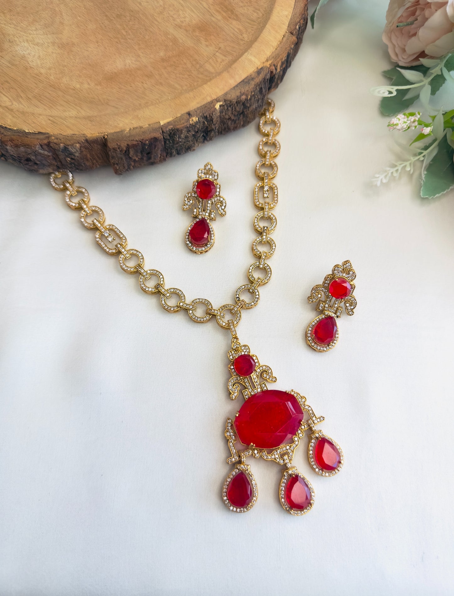 Doublet AD Necklace Set