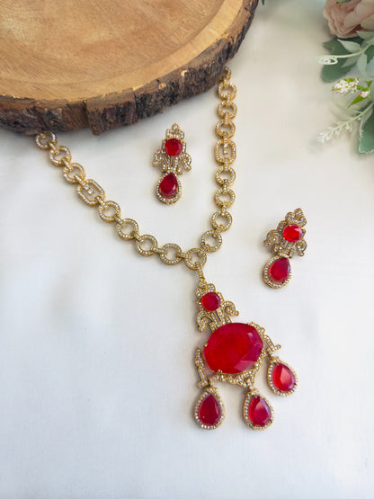 Doublet AD Necklace Set