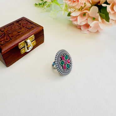 Ruby Green Ring