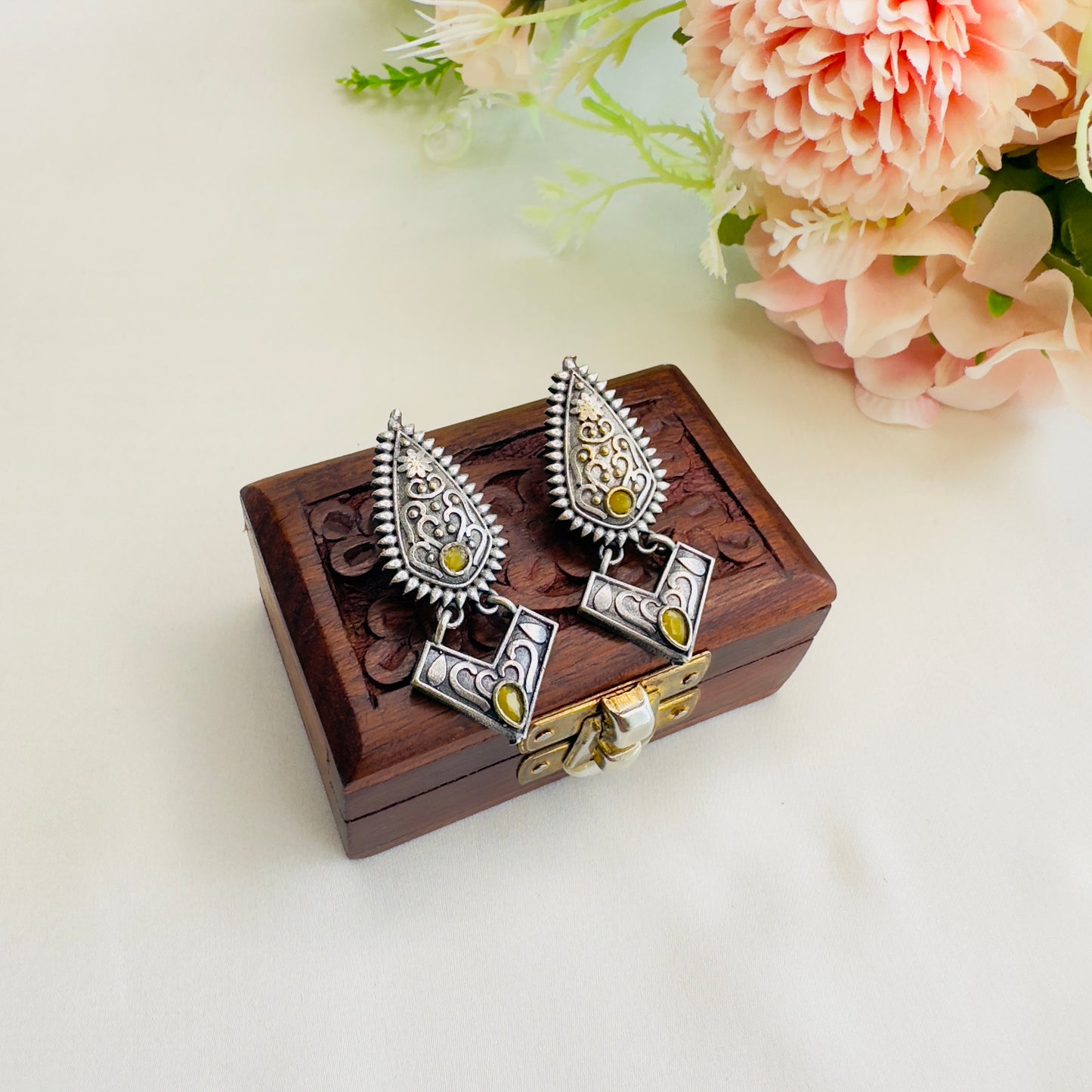 Solid Replica Stud Earrings