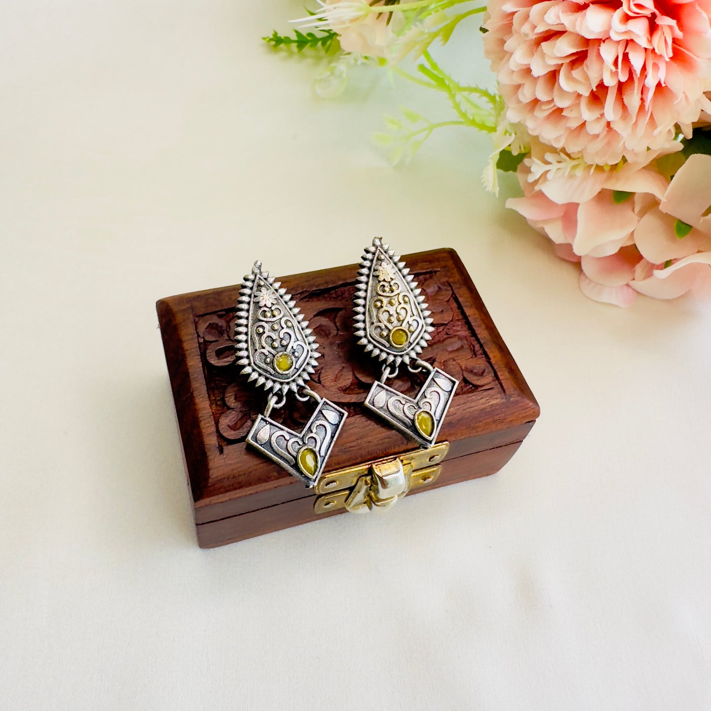 Solid Replica Stud Earrings