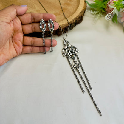 Silver Replica Pendant Set