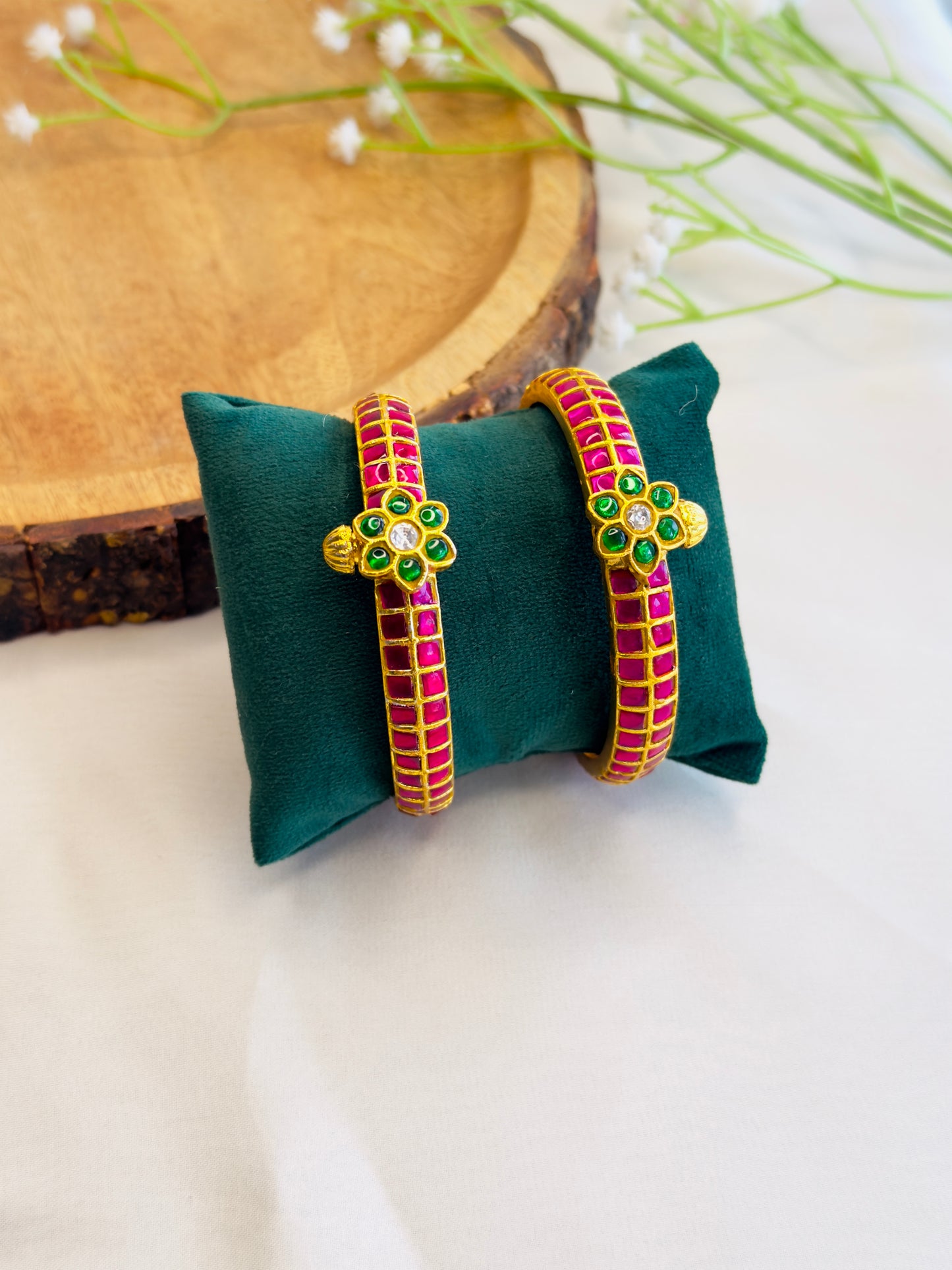 Jadau Openable Bangles