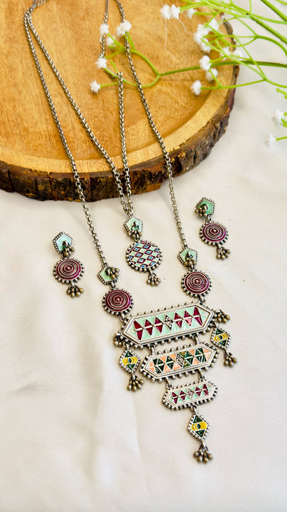 Double Layer Necklace Set