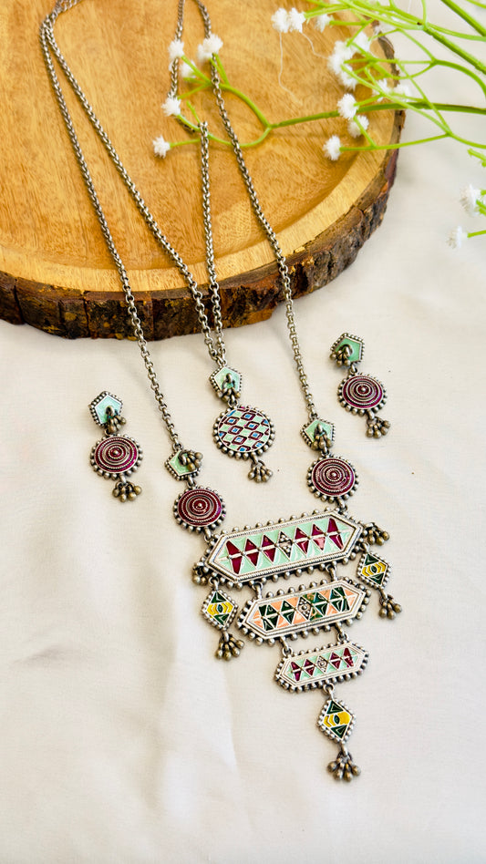 Double Layer Necklace Set