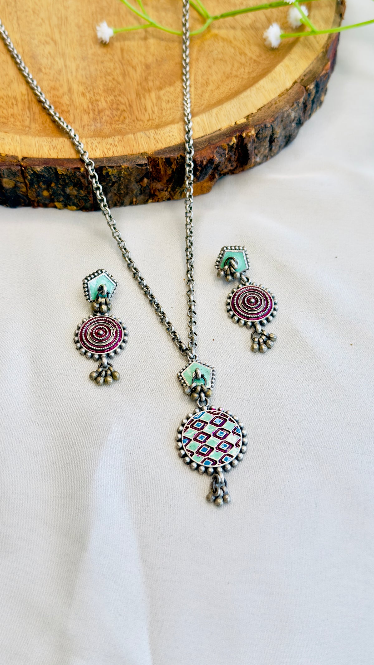 Double Layer Necklace Set