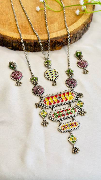 Double Layer Necklace Set