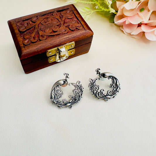 Peacock Solid replica Stud Earrings