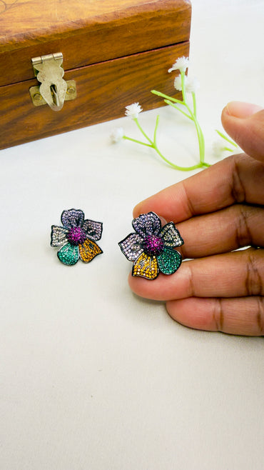 Multicolor Stud Earrings