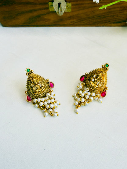 Temple Stud Earrings