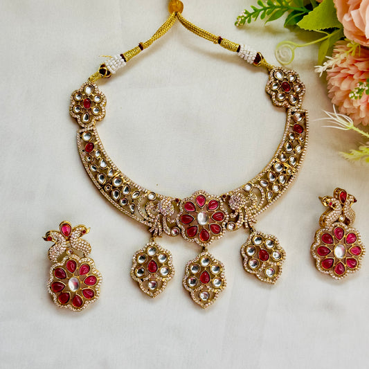 Kundan Hasli Necklace Set