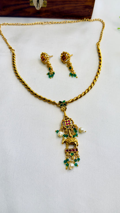 Nandi Motif Hasli Set