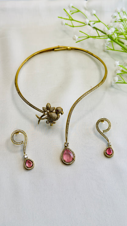Bird motif Hasli set