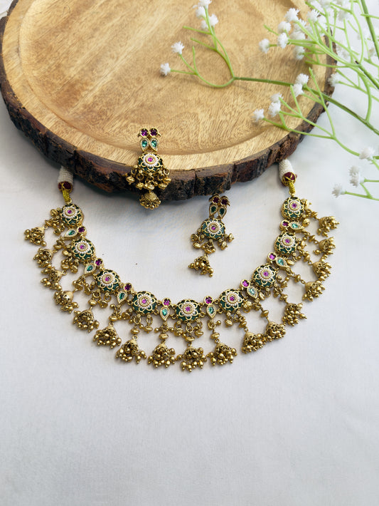 Jhmuki Necklace Set